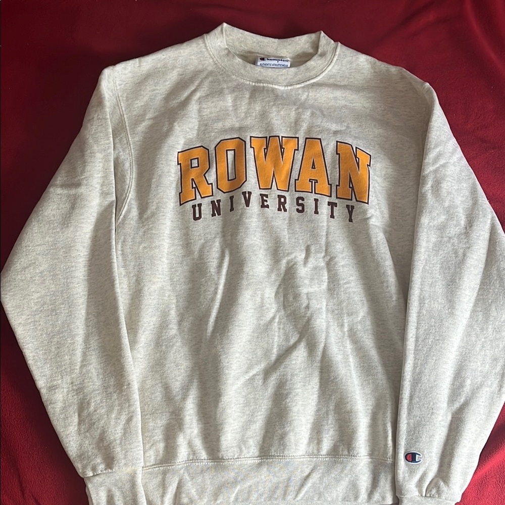 Champion Gray Crewneck Sweater Rowan University